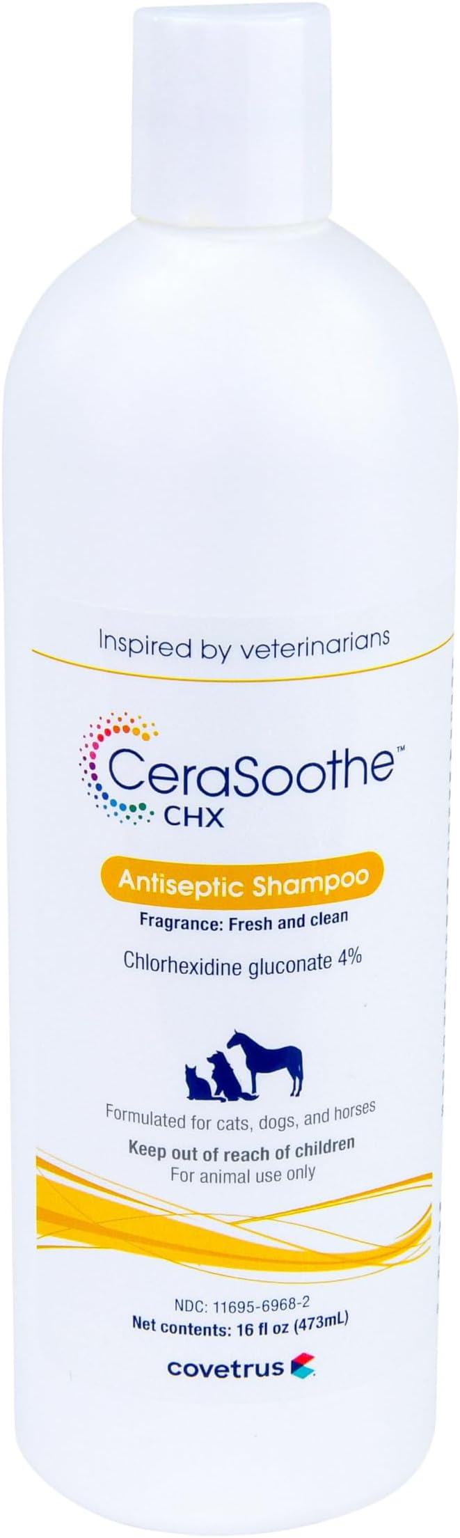 CeraSootheยฎ CHX Antiseptic Shampoo 16oz