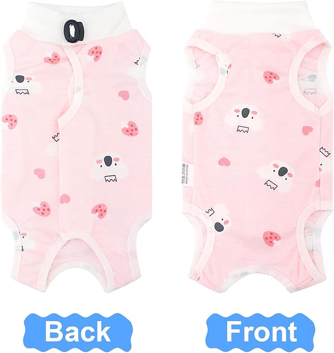 Cat Recovery Suit Female, Breathable Cat Onesie After Surgery Female for Abdominal Wounds or Skin Diseases, Surgery Recovery Suit Kitten Onesie After Spay Wear Anti Licking