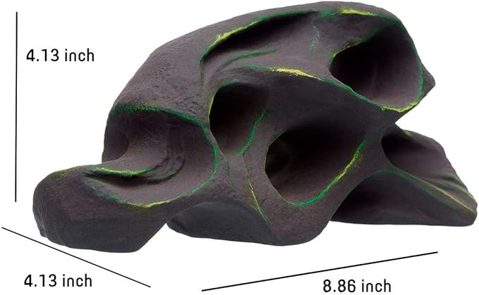 Plecoceramics Honeycomb Aquarium Hiding cave Decoration for bettas Cichlids plecos