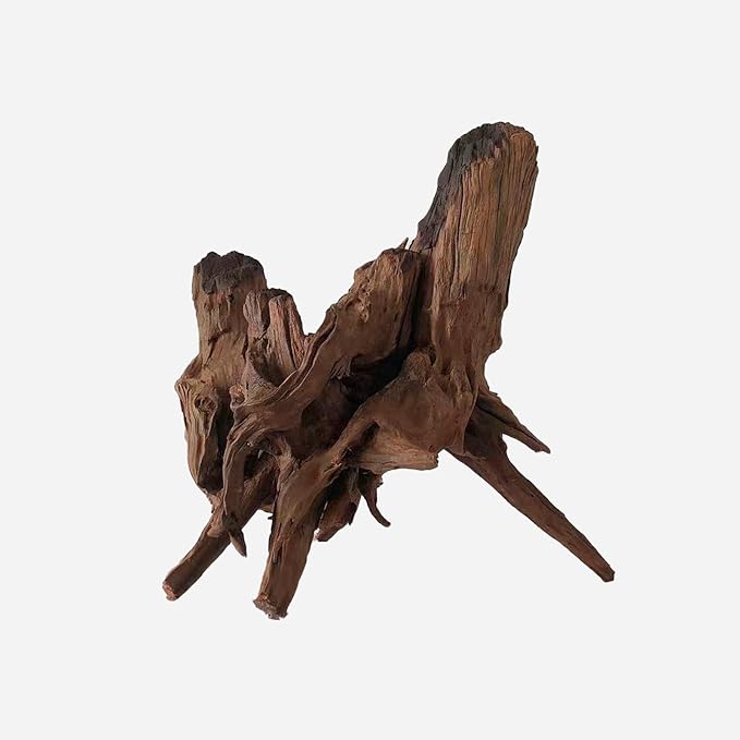 Natural Driftwood for Aquarium Decor, L14.17×W10.63×H13.78 Inches Large Drift Wood Decorations for Reptile Hide, Fish Tank, Optional Shapes