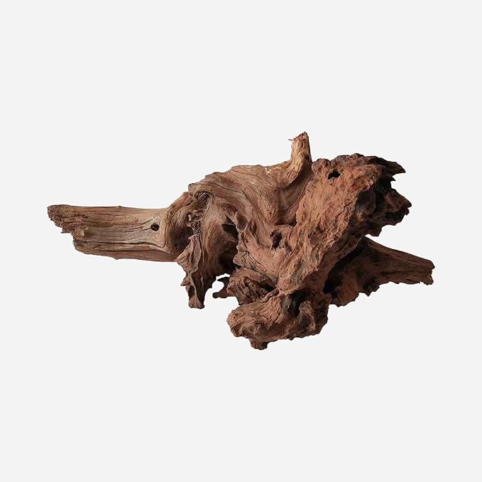 Natural Driftwood for Aquarium Decor, L16.93×W9.45×H7.09 Inches Large Drift Wood Decorations for Reptile Hide, Fish Tank, Optional Shapes