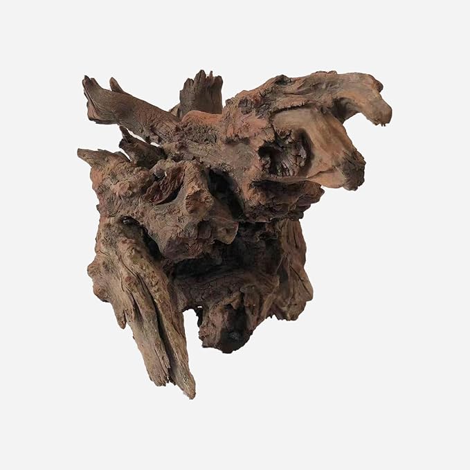 Natural Driftwood for Aquarium Decor, L12.2×W10.24×H9.45 Inches Large Drift Wood Decorations for Reptile Hide, Fish Tank, Optional Shapes