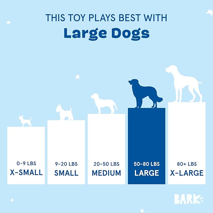 Barkbox Lady Liberty Ball 2-in-1 Dog Toy - Plush Squeaky Toy for Large Dogs | Large