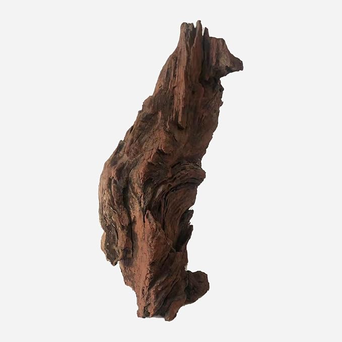 Natural Driftwood for Aquarium Decor, L9.84×W5.91×H14.17 Inches Large Drift Wood Decorations for Reptile Hide, Fish Tank, Optional Shapes