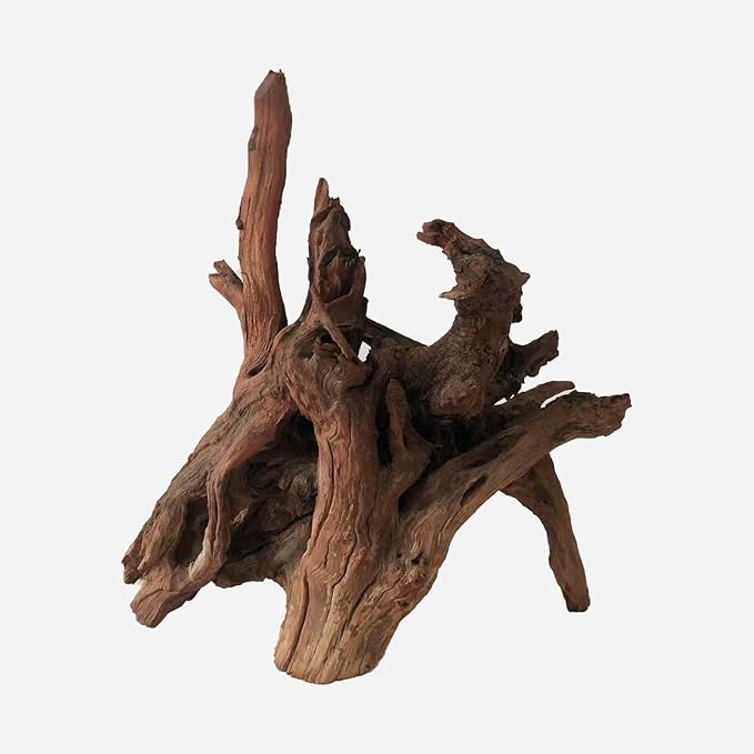 Natural Driftwood for Aquarium Decor, L15.35×W7.87×H13.39 Inches Large Drift Wood Decorations for Reptile Hide, Fish Tank, Optional Shapes