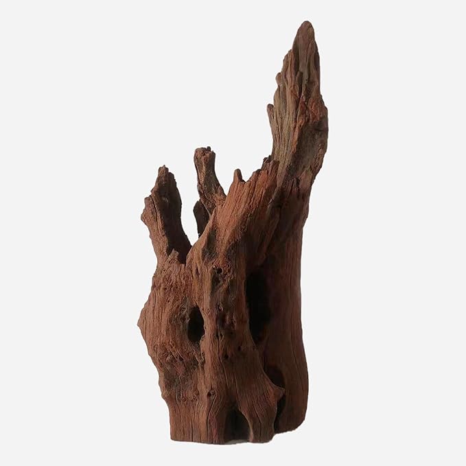 Natural Driftwood for Aquarium Decor, L14.57×W7.09×H13.78 Inches Large Drift Wood Decorations for Reptile Hide, Fish Tank, Optional Shapes