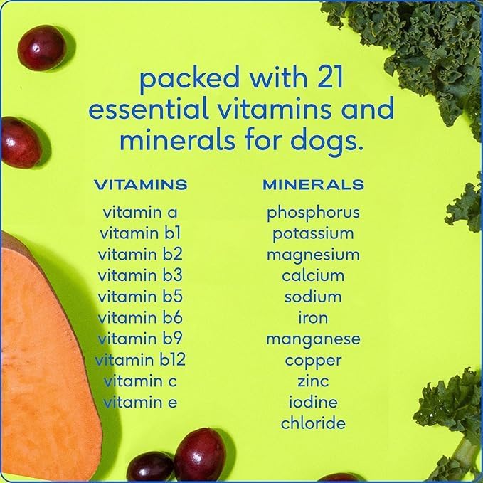 Native Pet The Daily Dog Supplement (90 Scoops) & Salmon Oil for Dogs & Cats (8 Oz.) - 11 in 1 Multivitamin & Pure Omega-3 Fish Oil Supplement for Skin & Coat, Joint, Heart Health & Anti-Inflammatory