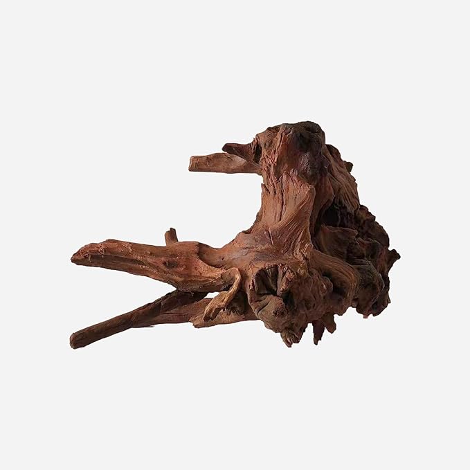 Natural Driftwood for Aquarium Decor, L14.57×W9.84×H9.45 Inches Large Drift Wood Decorations for Reptile Hide, Fish Tank, Optional Shapes