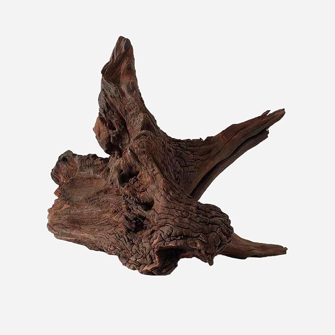Natural Driftwood for Aquarium Decor, L11.81×W11.02×H11.42 Inches Large Drift Wood Decorations for Reptile Hide, Fish Tank, Optional Shapes