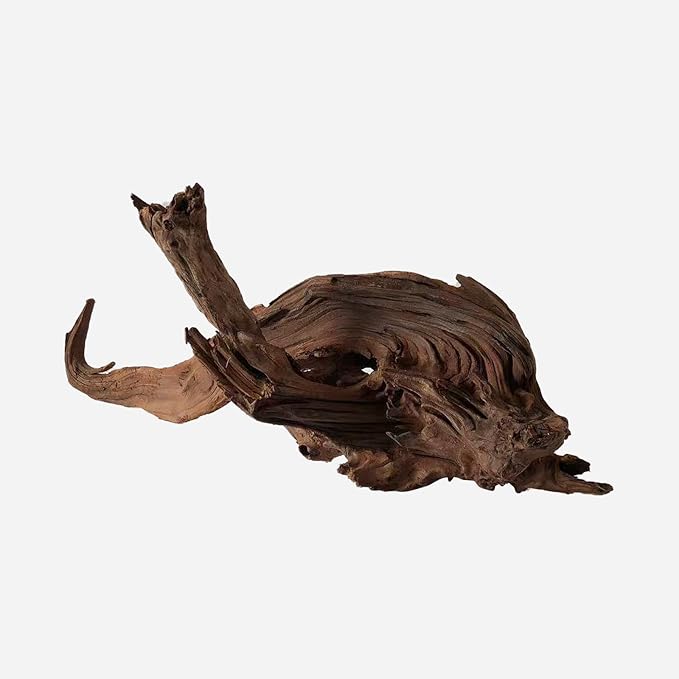 Natural Driftwood for Aquarium Decor, L23.62×W8.66×H7.09 Inches Large Drift Wood Decorations for Reptile Hide, Fish Tank, Optional Shapes