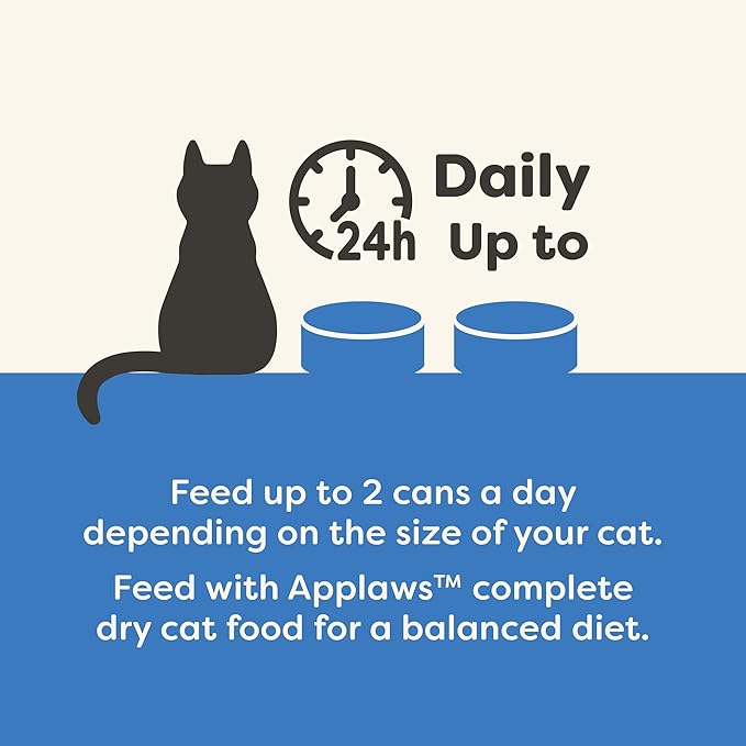 Applaws Natural Wet Canned Cat Food, Limited and Natural Ingreidents, High Protein with No Artificial Additives, Fish Selection in Broth (36 x 2.47oz Cans)