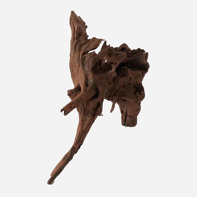 Natural Driftwood for Aquarium Decor, L16.54×W9.45×H14.96 Inches Large Drift Wood Decorations for Reptile Hide, Fish Tank, Optional Shapes