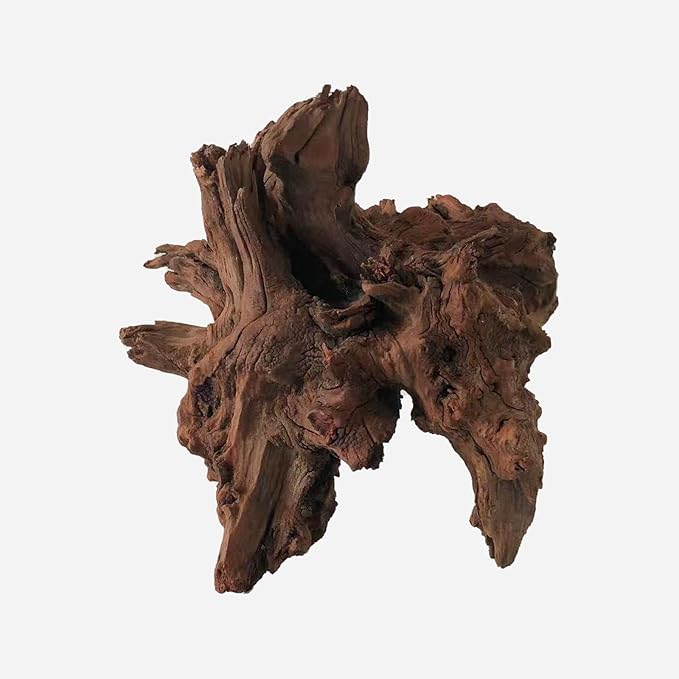 Natural Driftwood for Aquarium Decor, L12.2×W10.24×H9.45 Inches Large Drift Wood Decorations for Reptile Hide, Fish Tank, Optional Shapes