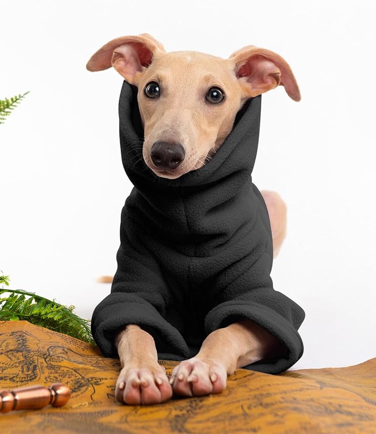 Dog Fleece Sweater Turtleneck Long Sleeve Pullover Sweatshirt Warm Puppy Clothes for Small Medium Dogs