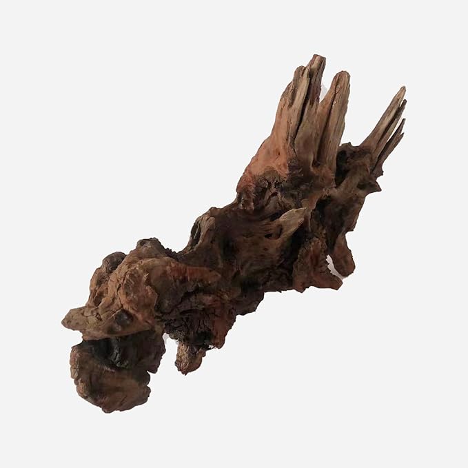 Natural Driftwood for Aquarium Decor, L18.5×W7.09×H11.02 Inches Large Drift Wood Decorations for Reptile Hide, Fish Tank, Optional Shapes