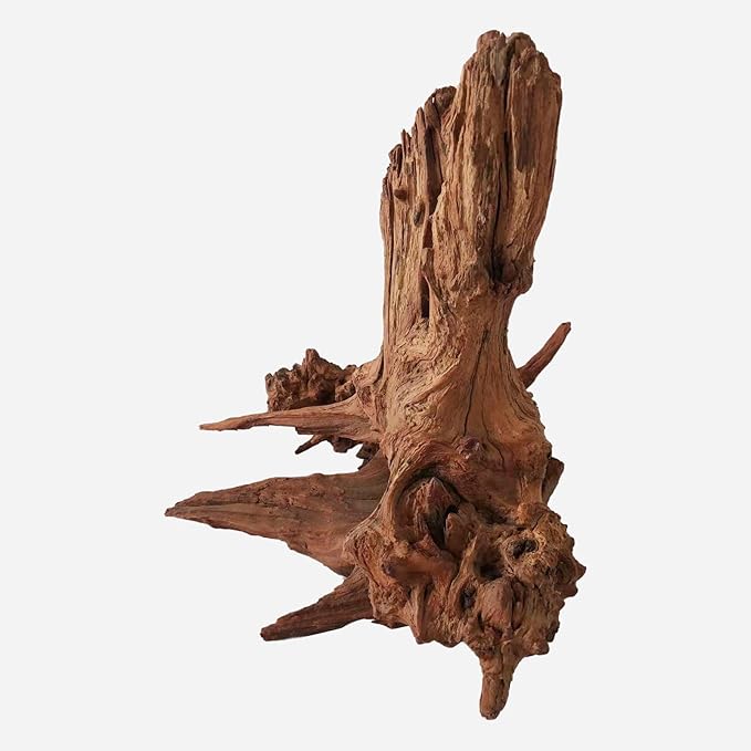 Natural Driftwood for Aquarium Decor, L12.99×W12.6×H13.39 Inches Large Drift Wood Decorations for Reptile Hide, Fish Tank, Optional Shapes