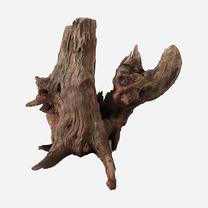 Natural Driftwood for Aquarium Decor, L15.35×W14.57×H12.6 Inches Large Drift Wood Decorations for Reptile Hide, Fish Tank, Optional Shapes