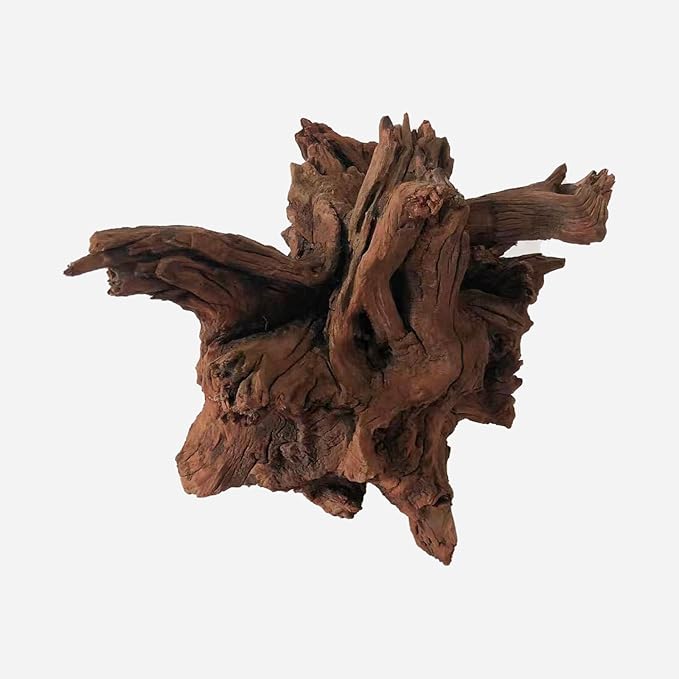Natural Driftwood for Aquarium Decor, L12.2×W10.24×H9.45 Inches Large Drift Wood Decorations for Reptile Hide, Fish Tank, Optional Shapes
