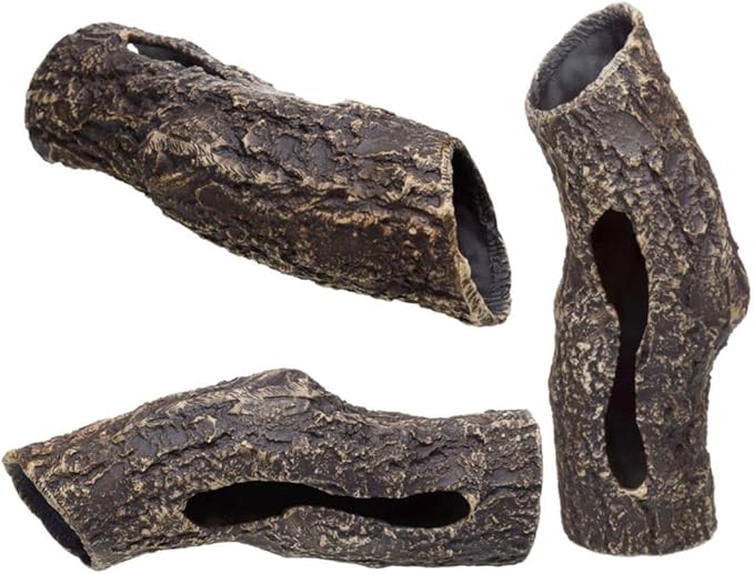 Plecoceramics Large Pleco Cave Breeding Ceramic Decorations Fish Tank Aquarium (1 pcs Scape Log)