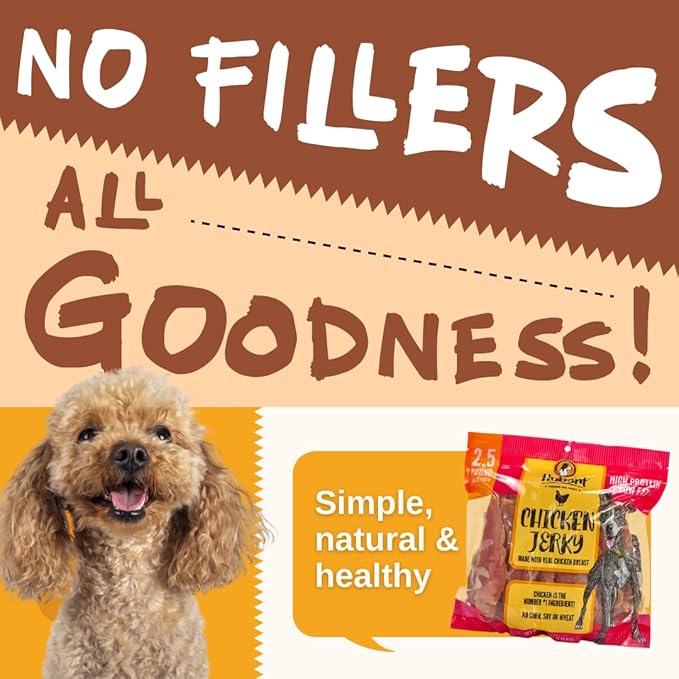 Hubert Pet Premium Duck Jerky Dog Treats, Grain Free, Low Ingredient, USA Tested, 2.5 lbs Super Value Pack
