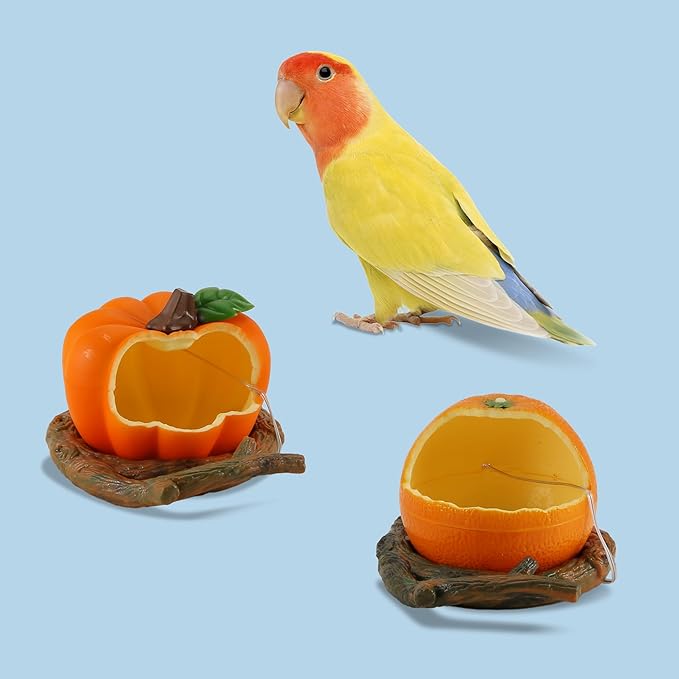 Bird Feeder Bowl for Small Size Birds Budgies Cockatiels Lovebirds Canaries