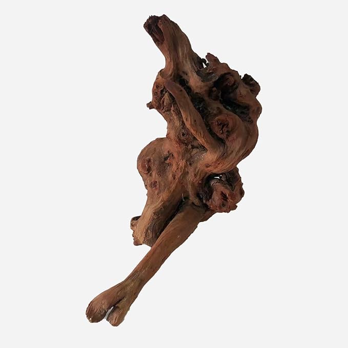Natural Driftwood for Aquarium Decor, L15.75×W7.87×H13.78 Inches Large Drift Wood Decorations for Reptile Hide, Fish Tank, Optional Shapes