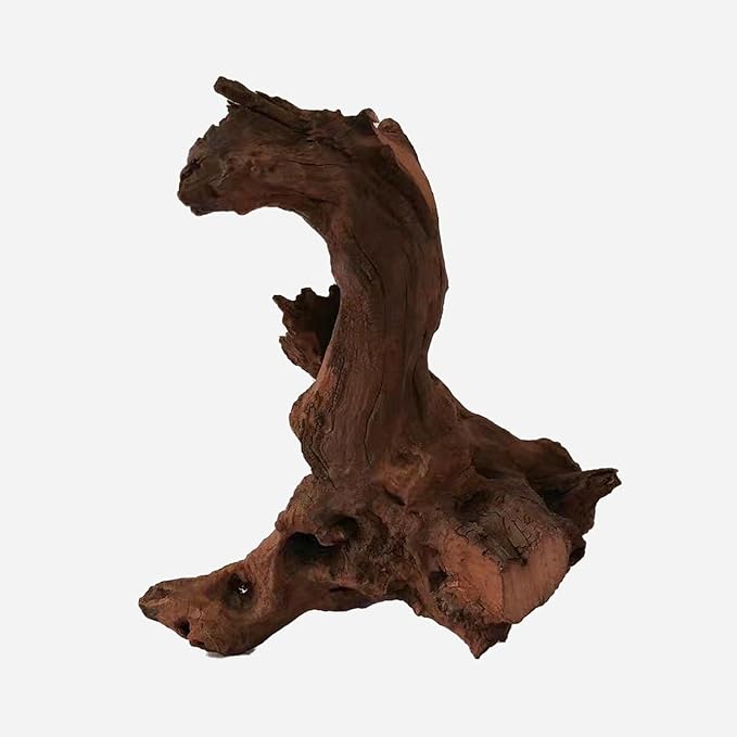 Natural Driftwood for Aquarium Decor, L14.57×W11.81×H14.57 Inches Large Drift Wood Decorations for Reptile Hide, Fish Tank, Optional Shapes