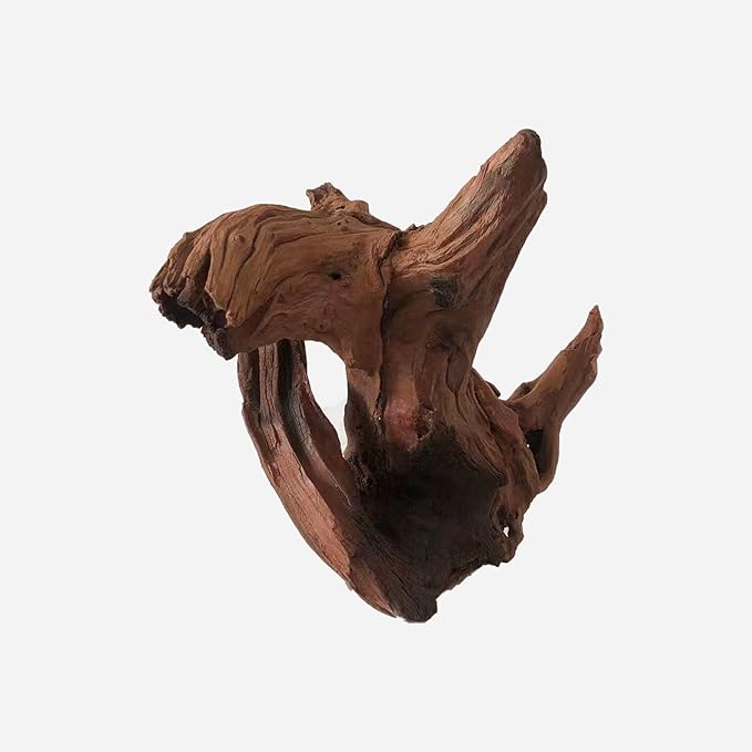 Natural Driftwood for Aquarium Decor, L11.81×W12.2×H9.84 Inches Large Drift Wood Decorations for Reptile Hide, Fish Tank, Optional Shapes