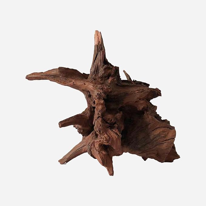 Natural Driftwood for Aquarium Decor, L12.99×W14.96×H13.78 Inches Large Drift Wood Decorations for Reptile Hide, Fish Tank, Optional Shapes