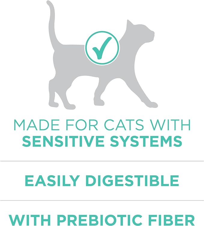 Purina ONE Sensitive Stomach, Sensitive Skin, Natural Dry Cat Food, +Plus Sensitive Skin and Stomach Formula - 22 lb. Bag