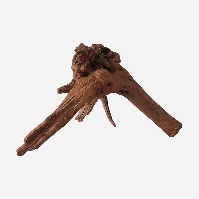 Natural Driftwood for Aquarium Decor, L12.6×W11.81×H9.84 Inches Large Drift Wood Decorations for Reptile Hide, Fish Tank, Optional Shapes