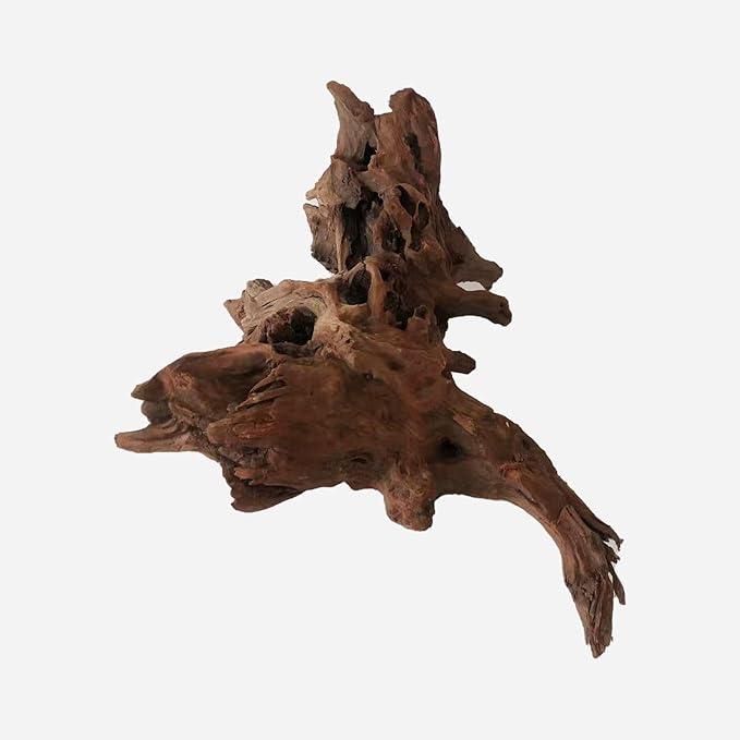 Natural Driftwood for Aquarium Decor, L16.14×W12.2×H8.66 Inches Large Drift Wood Decorations for Reptile Hide, Fish Tank, Optional Shapes