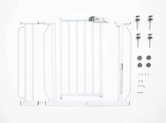 Regalo Easy Step 38.5-Inch Extra Wide Walk Thru Baby Gate, White Original version