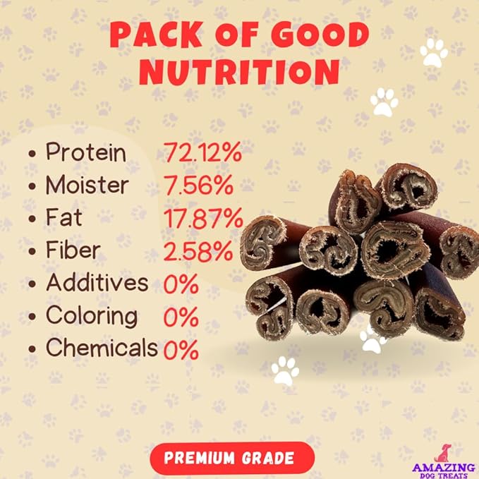 Amazing Dog Treats 6 Inch Collagen Stick - (15 Count)- Collagen Sticks for Dogs - No Hide Dog Bones