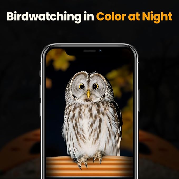 Smart Bird Feeder with Camera, 2.5K UHD Bird Feeder Camera Solar Powerd, Sensitive AI Identification, Instant Alerts Capture Video, IP66 Waterproof for Outdoor, Ideal Gift, Green