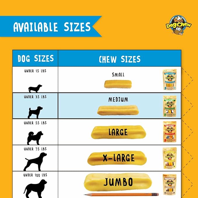 Tibetan Dog Chew Yak Cheese Sticks (5 Medium Chews) - Natural Handmade Treats for Medium Dogs, Long-Lasting, Easy to Digest with No Additives, Rawhide, Grains or Gluten, Perfect for Aggressive Chewers
