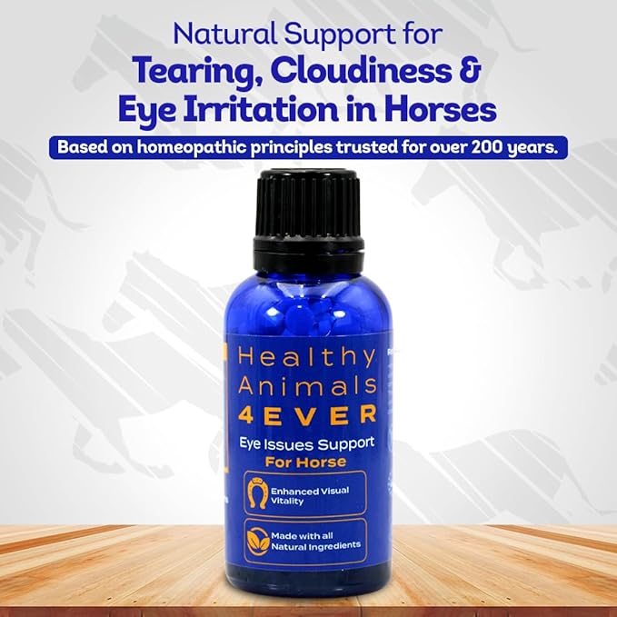 HA4E - Horse Eye Health Support - Maintains Normal Mineral Levels for Healthy Eyes - Highly Effective, Natural Homeopathic Supplement - 300 Tablets