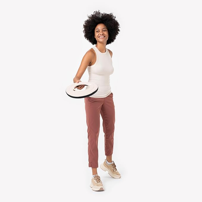 OllyDog Super Flyer | Durable Dog Frisbee | Soft & Lightweight Flying Disc | Gentle on Teeth & Gums | Water-Resistant Outdoor Toy (Con Leche)