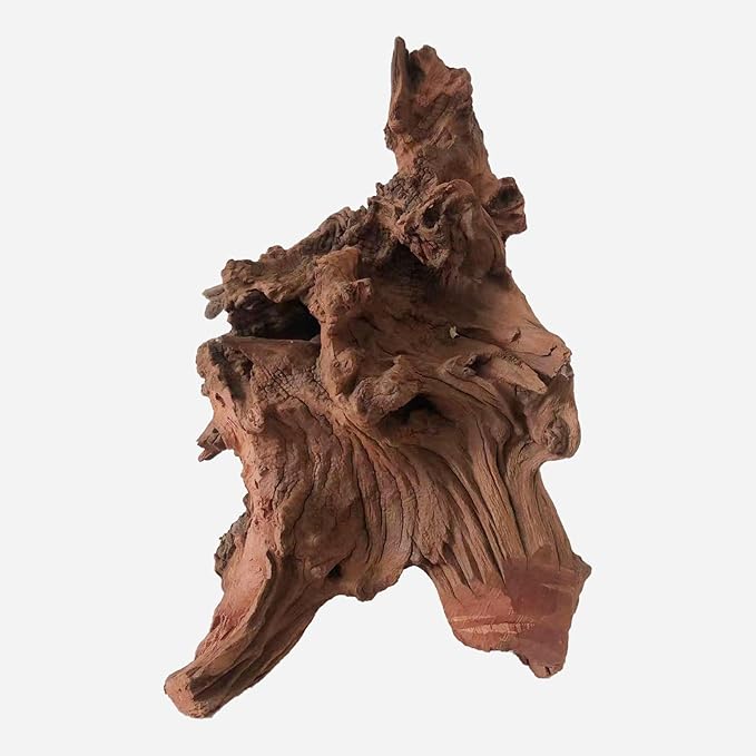 Natural Driftwood for Aquarium Decor, L10.63×W11.02×H14.96 Inches Large Drift Wood Decorations for Reptile Hide, Fish Tank, Optional Shapes