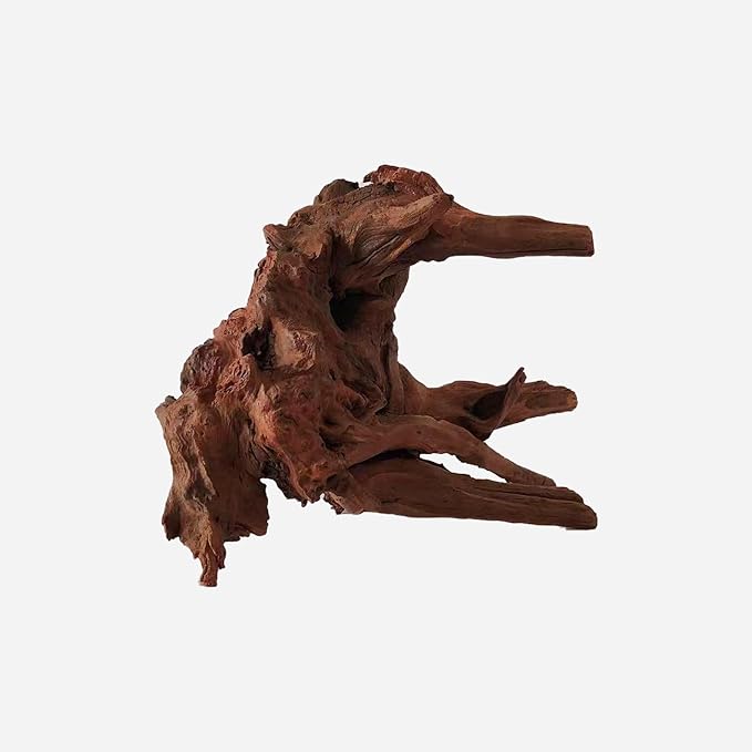 Natural Driftwood for Aquarium Decor, L14.57×W9.84×H9.45 Inches Large Drift Wood Decorations for Reptile Hide, Fish Tank, Optional Shapes