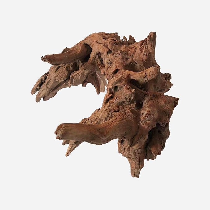 Natural Driftwood for Aquarium Decor, L16.93×W9.84×H7.87 Inches Large Drift Wood Decorations for Reptile Hide, Fish Tank, Optional Shapes