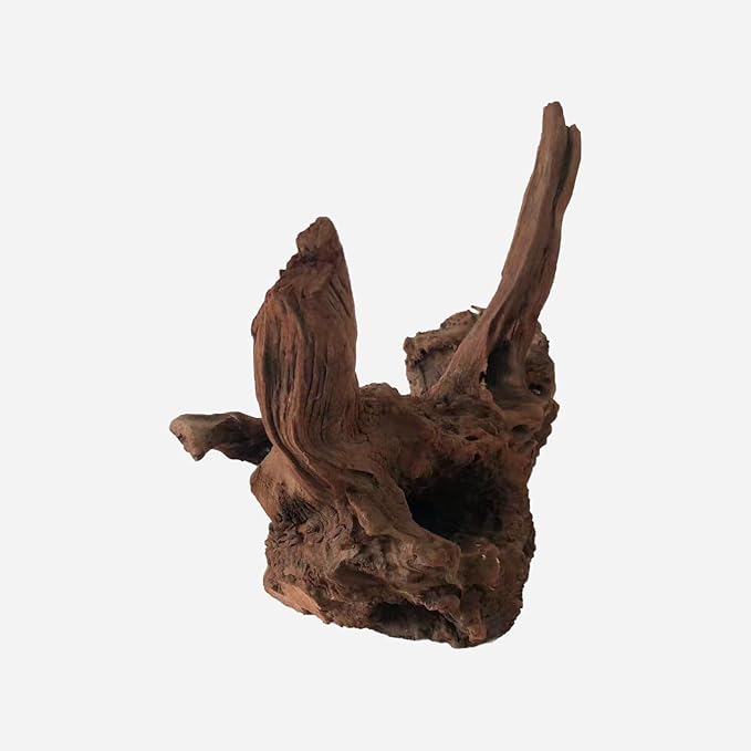 Natural Driftwood for Aquarium Decor, L11.02×W6.69×H11.81 Inches Large Drift Wood Decorations for Reptile Hide, Fish Tank, Optional Shapes