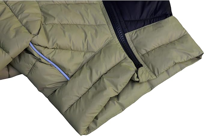 Olive Green Dog Jacket, 4 Legs Covered Waterproof Windproof Reflective Warm Vest, Zippered Adjustable Outdoor Snow Jacket for Small to Large Dogs XL