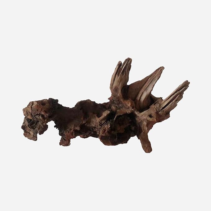 Natural Driftwood for Aquarium Decor, L18.5×W7.09×H11.02 Inches Large Drift Wood Decorations for Reptile Hide, Fish Tank, Optional Shapes