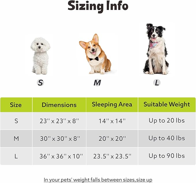 MIXJOY Calming Dog Beds Large Sized Dogs - Washable Donut Large Dog Bed with Removable Zipper Cover, Round Fluffy Plush Faux Fur Pet Bed with Anti-Slip Bottom, 36"x36"x10", Grey
