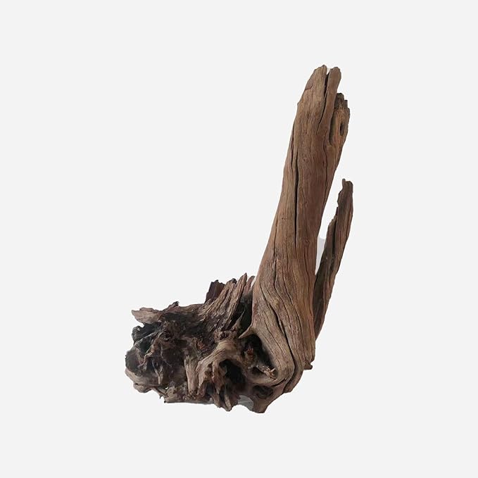Natural Driftwood for Aquarium Decor, L12.2×W9.45×H19.69 Inches Large Drift Wood Decorations for Reptile Hide, Fish Tank, Optional Shapes