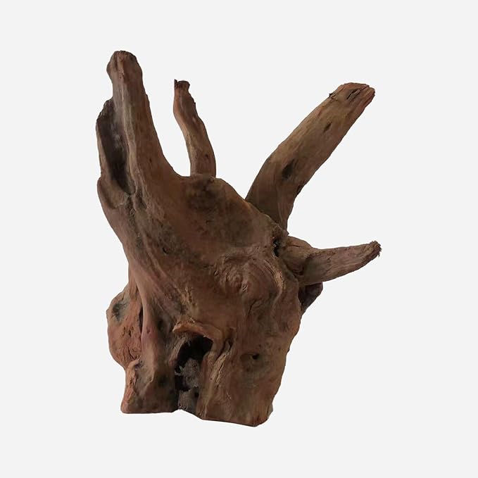 Natural Driftwood for Aquarium Decor, L7.87×W7.48×H8.66 Inches Large Drift Wood Decorations for Reptile Hide, Fish Tank, Optional Shapes