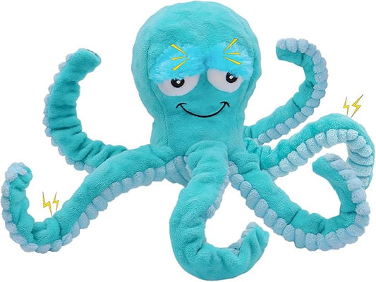 Octopus Dog Toys - Large Squeaky, Tug of War, Interactive Plush Toys for Small, Medium Puppies - Training Aid, Boredom Reducer