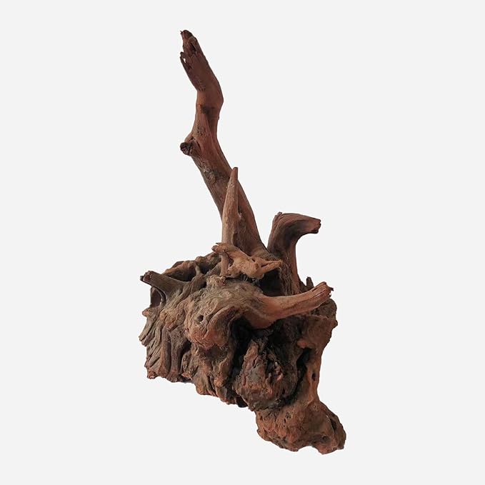 Natural Driftwood for Aquarium Decor, L11.81×W11.02×H15.75 Inches Large Drift Wood Decorations for Reptile Hide, Fish Tank, Optional Shapes