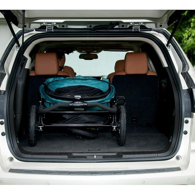 Pet Gear NO-Zip Double Pet Stroller, Zipperless Entry, for Single or Multiple Dogs/Cats, Plush Pad + Weather Cover Included, Large Gel-Filled Tires, 1 Model 3 colors